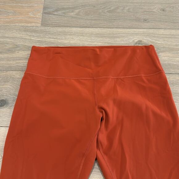 LULULEMON Aztec Brick Wunder Train High‎ Rise Active Workout Leggings Size 18 - Picture 4 of 12